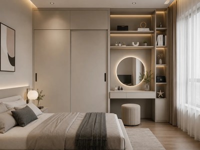 Tủ Quần Áo Cửa Lùa Đẹp, Hiện Đại   Giải Pháp Tối Ưu Diện Tích Phòng Ngủ 4