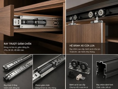 Tủ Quần Áo Cửa Lùa Đẹp, Hiện Đại   Giải Pháp Tối Ưu Diện Tích Phòng Ngủ 7