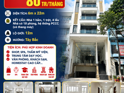 Cho thuê nhà 4 lầu Mặt tiền Đường Nguyễn Việt Hồng Trung Tâm Ninh Kiều TPCT 0