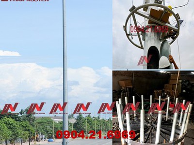 Cột đèn giàn nâng hạ Phan Nguyễn - Chiếu sáng sân vận động, quảng trường, khu vui chơi hiện đại 0