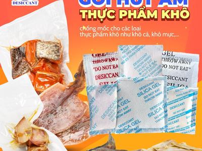 Vì sao thực phẩm khô thường dùng kèm gói hút ẩm 0