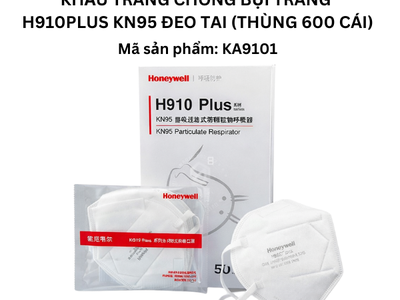 Khẩu Trang Chống Bụi Trắng H910Plus KN95 Đeo Tai Thùng 600 Cái Giải Pháp Bảo Hộ Hô Hấp Hiệu Quả 0