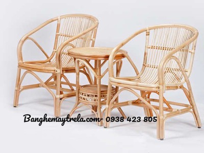 Bàn ghế mây tre đan phòng ngủ 3
