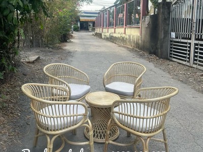 Bàn ghế mây tre đan phòng ngủ 8