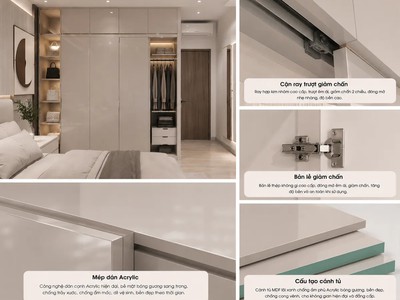 Tủ Quần Áo Acrylic Đẹp, Hiện Đại   Mẫu Tủ Acrylic Phòng Ngủ 10