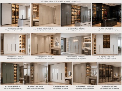 Tủ Quần Áo Acrylic Đẹp, Hiện Đại   Mẫu Tủ Acrylic Phòng Ngủ 11