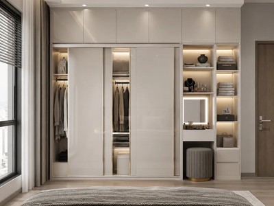 Tủ Quần Áo Acrylic Đẹp, Hiện Đại   Mẫu Tủ Acrylic Phòng Ngủ 6