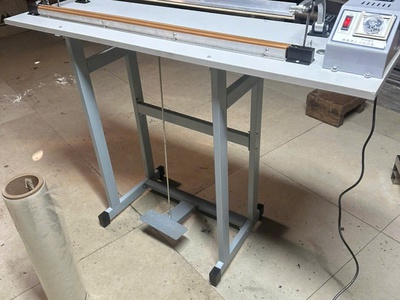 Máy hàn túi dập chân 80cm-100cm, máy ép bao nilong, máy hàn túi màng co PVC-POF 1