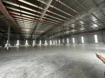 Cho thuê xưởng mặt đường 5, DT 1200m2 xưởng mới xây đẹp, PCCC tự động, trạm điện 750kva 0
