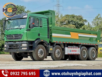 Xe tải ben HOWO TX350 4 chân thùng U giá tốt 1