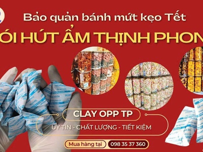 Bánh kẹo, đồ ăn vặt có dễ bị mềm ỉu nếu thiếu gói hút ẩm 0