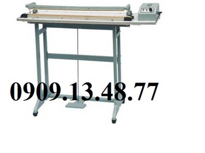 Máy hàn miệng túi dập chân SF800, máy ép miệng túi nilon, máy hàn túi pe thủ công dài 80cm 0