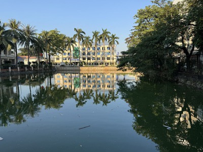 Bán đất đường Đức Giang, Việt Hưng: 51,2m2, mặt tiền rộng 5,2m, view hồ cực thoáng, ô tô đỗ cửa 2