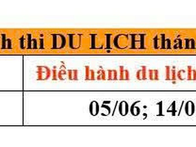 Chứng chỉ du lịch - Điều kiện xin thẻ ngành 0