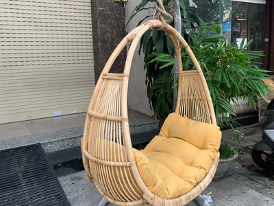 Ghế xích đu treo mây tự nhiên 6