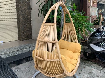 Ghế xích đu treo mây tự nhiên 7