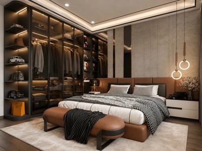 Tủ Quần Áo Cánh Kính Đẹp, Hiện Đại   Mẫu Tủ Áo Sang Trọng Cho Phòng Ngủ 2