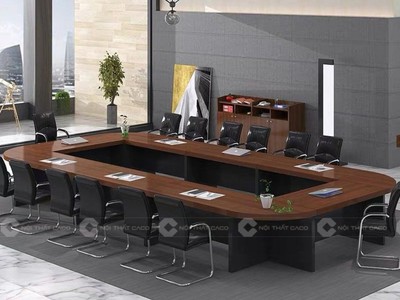 Bàn Họp Gỗ Công Nghiệp Chữ U Hiện Đại Đa Dạng Màu Sắc 0