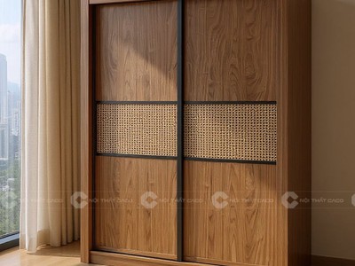 Tủ Quần Áo Gỗ Công Nghiệp TAM089 Hiện Đại Cho Phòng Ngủ 1