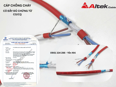  Cáp Chống Cháy 2 Lõi 0.75mm  - 2.5mm    Hàng Sẵn Kho 3
