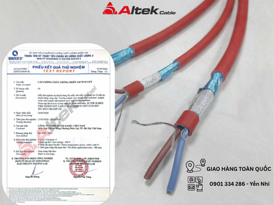  Cáp Chống Cháy 2 Lõi 0.75mm  - 2.5mm    Hàng Sẵn Kho 2