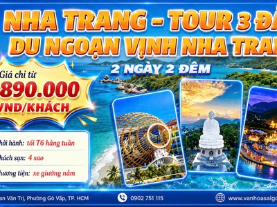 Nha Trang - Tour 3 Đảo 2N2Đ 2026 SGC 0
