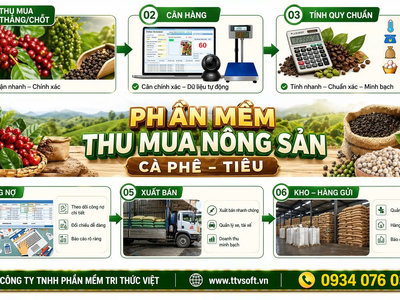 Phần mềm thu mua cà phê - tiêu 0
