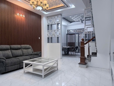 Nhà mời đẹp hẻm xe hơi nhà bè 5x16,5 3 tầng chỉ 7,5 tỷ - sổ hồng riêng hoàn công 2