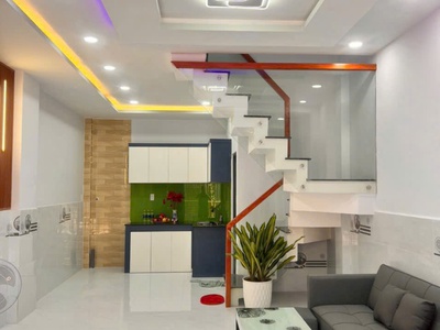 Hẻm xe hơi thông liên khu 4-5 ngay chợ bình thành 34m2-2 tầng nhỉnh 3 tỷ 1