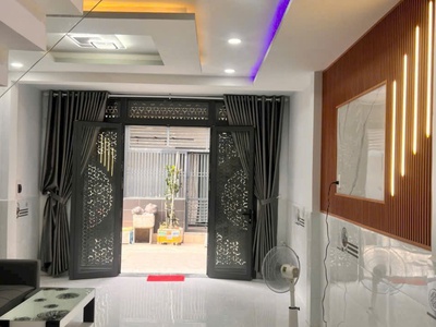 Hẻm xe hơi thông liên khu 4-5 ngay chợ bình thành 34m2-2 tầng nhỉnh 3 tỷ 2