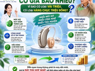 Máy trợ thính có giá bao nhiêu 0