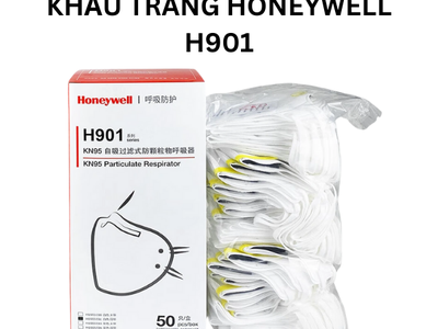 Khẩu trang Honeywell H901 KN95 gấp phẳng Bảo vệ hô hấp tối ưu trước bụi mịn và ô nhiễm 0