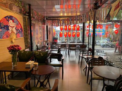 Chốt nhanh quán cafe đẹp lắm quán caffe vitafe - máy lạnh , góc 2 mt mb thuê chỉ : 12 tr dt : 3