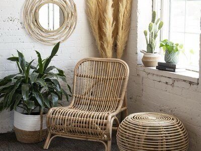Ghế mây tự nhiên đọc sách phòng ngủ 0