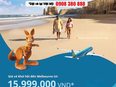 Khám phá Melbourne cùng ưu đãi hấp dẫn từ Vietnam Airlines 0