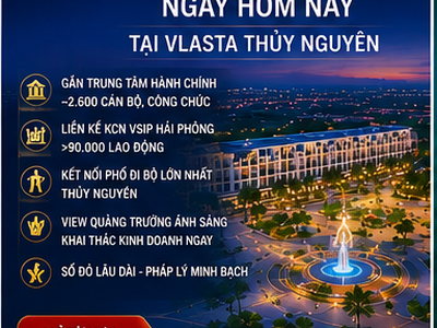 VLASTA THỦY NGUYÊN Bất Động Sản Dòng Tiền Ngay Từ Hôm Nay 0