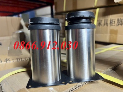 Chân inox phi 50 có tăng chỉnh 60mm đến 200mm 4