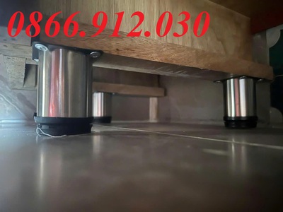 Chân inox phi 50 có tăng chỉnh 60mm đến 200mm 5