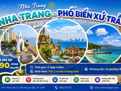 Nha Trang - Bãi Tranh - Vịnh San Hô 3n3đ 2026 sgc 2