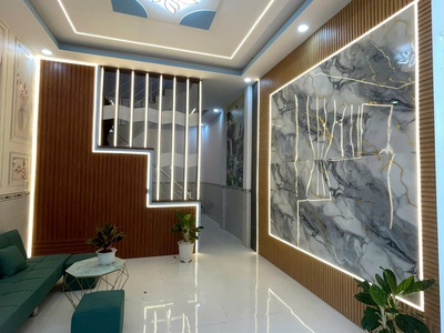 Bán nhà riêng gần chợ Mỹ Hạnh Nam 44,5m2 có nội thất ở bản đầy đủ 415tr 2