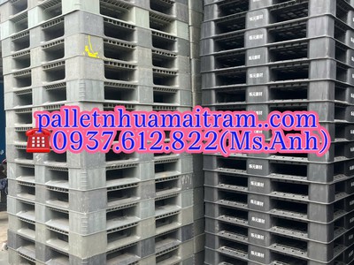 Thanh Lý Pallet Nhựa Cũ Nhập Khẩu Bền Đẹp Giá Rẻ Tận Nóc 1