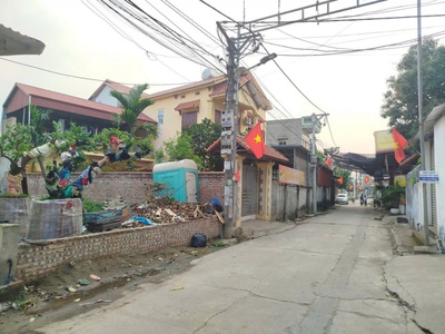 Cần bán 128m đất thôn Phú Hữu- Thanh Lâm, Mê Linh, thế đất vuông vắn, sổ sẵn giao dịch 1