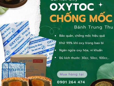 Gói hút oxy - giải pháp bảo quản bánh trung thu 1