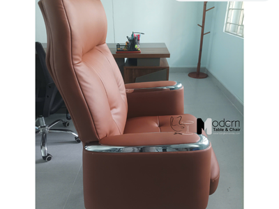 Ghế lãnh đạo nệm da ngả lưng có gác chân cao cấp CR06002-P tại HCM 2