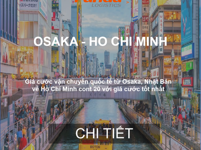 Cước Vận Chuyển Hàng Từ Osaka, Nhật Bản Về Việt Nam 0