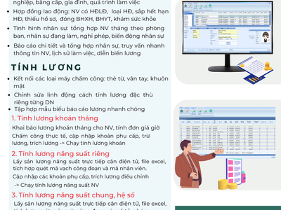 Phần mềm quản lý nhân sự và tính lương 0