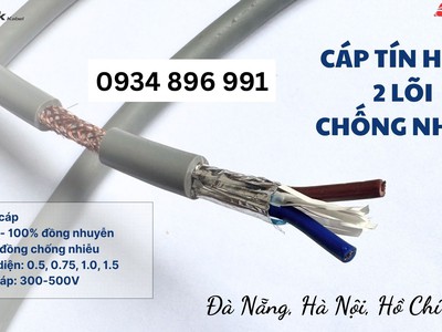 Cung Cấp Cáp Tín Hiệu 2x1.5 2x1.0 2x0.75 2x0.5 Tại Bình Định, Gia Lai 0