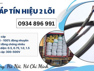 Cung Cấp Cáp Tín Hiệu 2x1.5 2x1.0 2x0.75 2x0.5 Tại Bình Định, Gia Lai 1