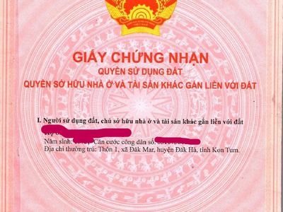 Cần bán lô đất cực đẹp tại đăk mar, đăk hà, kon tum 0