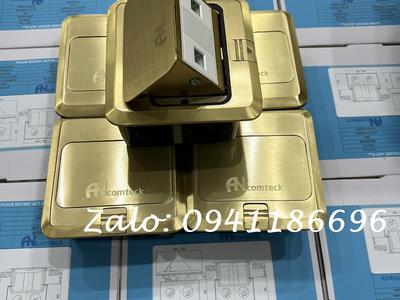 Sẵn số lượng Bộ đế âm sàn 1 ổ điện HDMI Lan hãng Ancomteck mã ACT-FL 7